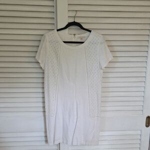 Skies Are Blue Ivory Short Sleeve Dress